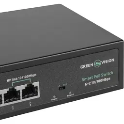 Комутатор мережевий Greenvision GV-015-D-06+2P - мініатюра 5