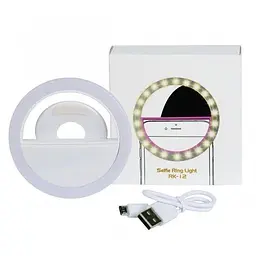 Селфі кільце Selfie Ring Light RK-12 - мініатюра 4