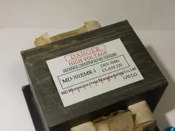 Трансформатор високовольтний MD-701EMR-1 для НВЧ-печі Electrolux 1000 Ватт - мініатюра 7