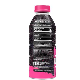 Напій Prime Hydration Pink X Hydration Drink Limited Edition фіолетовий 500 мл - мініатюра 4