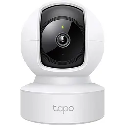 IP камера TP-Link Tapo C212, White, 3 Мп(2304x1296/15 fps), 1/2.9" CMOS, H.264, f/2.4, f=4 мм, Wi-Fi (2.4 GHz), кут огляду до 360°/ 114° по горизонталі/верч 9 м, двосторонній аудіозв'язок, microSD, iOS 10+/Android 5.0