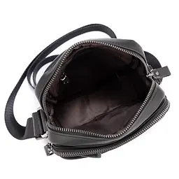 Чоловіча сумка через плече чорна Tiding Bag 6027A - мініатюра 3