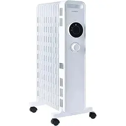 Радіатор масляний Voltronic LUXELL LUX-1230S, 11 ребер, 3 рівні потужності, 2300 Вт, White, Box