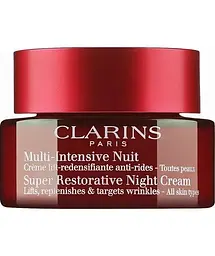 Clarins Нічний крем для обличчя для всіх типів шкіри 50 мл Multi-Intensive Nuit - мініатюра 1