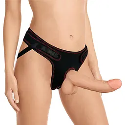 Страпон LoveToy Ingen Easy Strapon Set 21.5 см тілесний - мініатюра 14