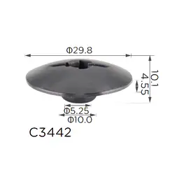 Кліпса моторний відсік теплошумоізоляція Ford, Chevrolet 94530387 (C3442)