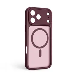Чохол ArmorStandart Lush MagCase для Apple iPhone 18 Pro Dark Cherry - мініатюра 2