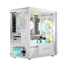 Корпус LogicConcept Portos ARGB Mini White без БЖ (AM-PORTOS-20-0000000-0002) - мініатюра 8