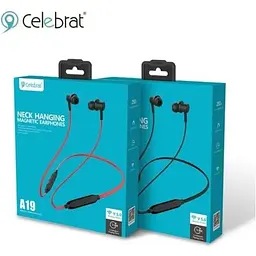 Гарнітура Celebrat Bluetooth A19 стерео black - мініатюра 3