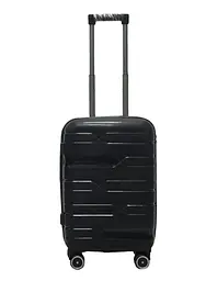 Валіза маленька S поліпропілен Milano bag 0306 56×35×24см 33л Чорний