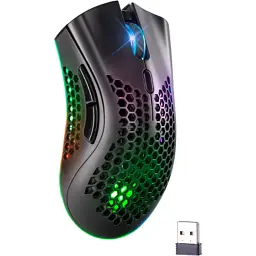 Мишка Defender Warlock GM-709L RGB Wireless Black (52709) - мініатюра 2