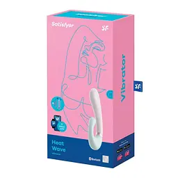 Вібратор-кролик Satisfyer Heat Wave 20 см м'ятний - мініатюра 4