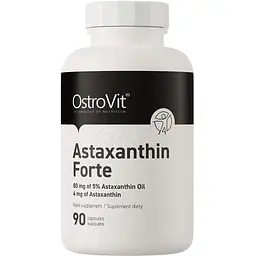 Амінокислота Astaxanthin Forte, 90 капсул OstroVit vit0003805