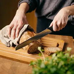 Набір ножів у дерев'яному блоці Fiskars Essential (1023782) - мініатюра 10