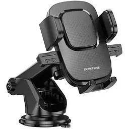 Автомобільний тримач для телефону Borofone BH60 Dainty center console car holder чорний
