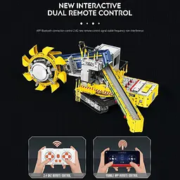 Конструктор Reobrix Mechanical Роторний екскаватор з пультом (22017) [161081] - мініатюра 8