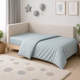 Дитяча постільна білизна MIRSON JUNIOR фланель Menthol 150х220см (2200012802014) - мініатюра 8