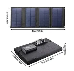 Сонячна панель Solar panel 15W 1xUSB C0549 Зарядний пристрій - мініатюра 2