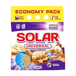 Пральний порошок Solar Household Universal Vanilla Orchid 1.2 кг (4820269930292)