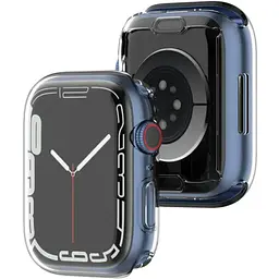 Чохол-накладка DK Silicone Face Case для Apple Watch 45mm (clear) - мініатюра 2