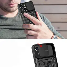 Панель BeCover Military для Apple iPhone 15 Plus Black (709954) - мініатюра 2