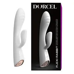 Вібратор-кролик Dorcel Flexi Rabbit 21.2 см білий - мініатюра 3