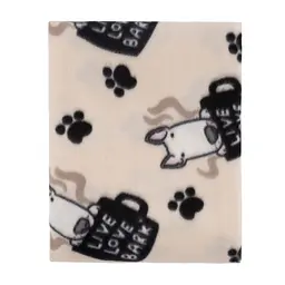 Плед Ardesto Fleece 100% поліестер песики бежевий 130 x 160 см (ART0723PB) - мініатюра 3