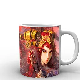 Кухоль GeekLand World of Warcraft ельфійка WW.02.54 330 мл білий - мініатюра 3