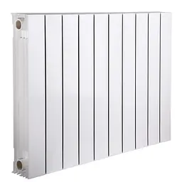 Радіатор біметалевий секційний Queen Therm 500/100 Vertical (кратно 10), Білий