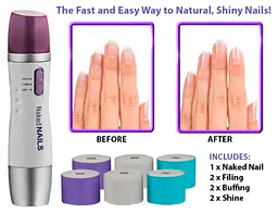 Машинка для шліфування і полірування нігтів Naked Nails - мініатюра 3