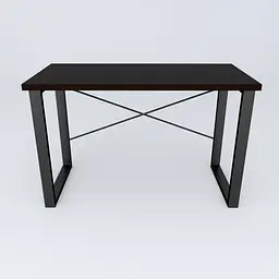 Письмовий стіл Ferrum-decor Драйв 750x1000x600 Чорний метал ДСП Венге Магія 32 мм (FRD-105341) - мініатюра 2