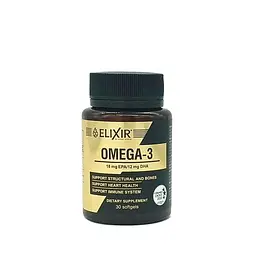 Омега-3 Elixir з ісландського риб'ячого жиру 30 капсул - мініатюра 2
