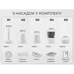 Насос-ліхтар кемпінговий Flextail Tiny Pump 3X, білий - мініатюра 12