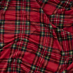 Плед Ardesto Christmas Flannel 160х200 см 100% поліестер клітинка червоний pbe0050493 - мініатюра 4