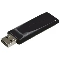 USB флеш накопичувач Verbatim 64GB Slider Black USB 2.0 (98698) - мініатюра 4