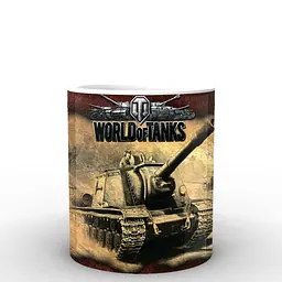 Кухоль GeekLand World of Tanks постер WT.02.011 330 мл білий - мініатюра 3