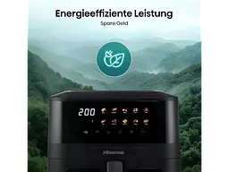 Мультипіч (аерофритюрниця) Hisense HAF2100DCD - мініатюра 7