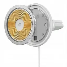Автотримач з бездротовою зарядкою Baseus CW01 Magnetic Wireless 40 W (SUCX040102) білий - мініатюра 2