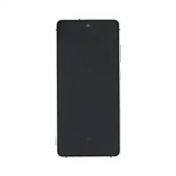 Дисплей (LCD) Samsung GH82-24219B G780 Galaxy S20 FE із сенсором білий сервісний + рамка