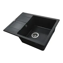 Гранітна мийка Globus Lux ONE графіт 650х500мм-А0001 - мініатюра 3