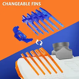 Пістолет на гідрогелевих кульках (орбізах) Gel Energy XS-873 Grey - мініатюра 5