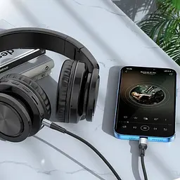 Кабель конвертер для iPhone - Hoco UPA26 Fresh digital audio conversion cable - 3.5 - Lightning - мініатюра 6
