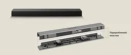LG Саундбар S70TY 400Вт, 3.1.1, BT, HDMI-ARC, USB, саб, Dolby Atmos - мініатюра 2