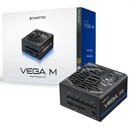 Блок живлення Chieftec Vega M 750W 80+ Gold (PPG-750-C) Black - мініатюра 8
