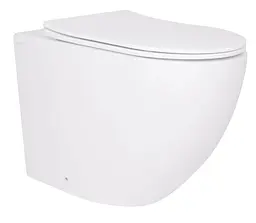 Унітаз підвісний Qtap Robin Ultra Quiet, з сидінням Slim Duroplast/ Soft-close/ Quick Release QT13332381AW