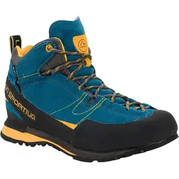 Черевики LaSportiva Boulder X Mid 44.5 Blue/Yellow LaSportiva (1052-17EBY 44,5)