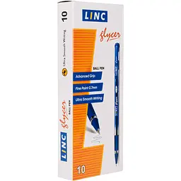 Ручка кулькова Linc Glyser 0.7 мм рожева (411846) - мініатюра 3
