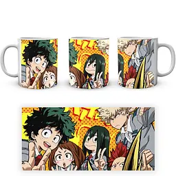 Кухоль GeekLand Моя геройська академія My Hero Academia Деку, Урараку, Бакуго, Асуї та Кірішима MHA 02.519 330 мл білий - мініатюра 3