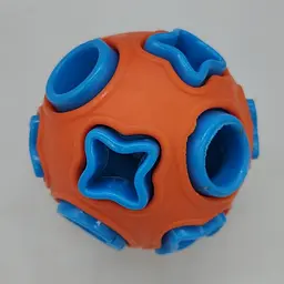 Великий двоколірний м'яч, що світиться Bonny four-corner flash ball, Помаранчевий - мініатюра 2