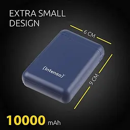 Універсальна зарядна батарея Intenso XS10000 10000mAh (Blue) - мініатюра 4
